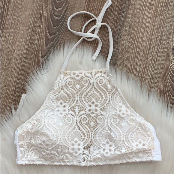 Xhilaration Other - White Lace Bikini Top